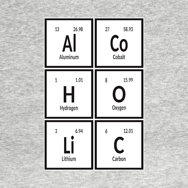 Alcoholic | Periodic Table of Elements by Maozva-DSGN